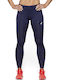Silver Tight Laufen Frauen Lang Leggings Marineblau