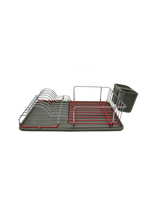 Ankor Dish Drainer Metallic in Gray Color 44x33x11cm