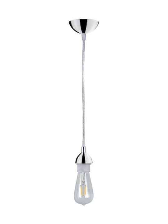 Elmark Pendant Light Suspension for Socket E27 Silver