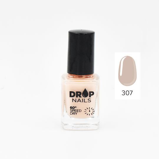 Drop Cosmetics Up To 7 Days Glossy Βερνίκι Νυχιών Μακράς Διαρκείας Ροζ 12ml