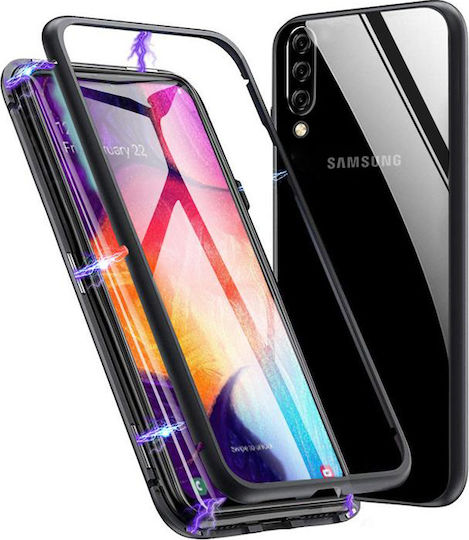 Forcell Magneto 360 Full Cover Plastic Magnetic Negru (Galaxy A50)