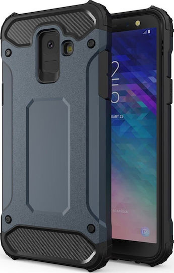 Hurtel Tough Armor Задна корица Пластмаса Син (Galaxy A6 2018)