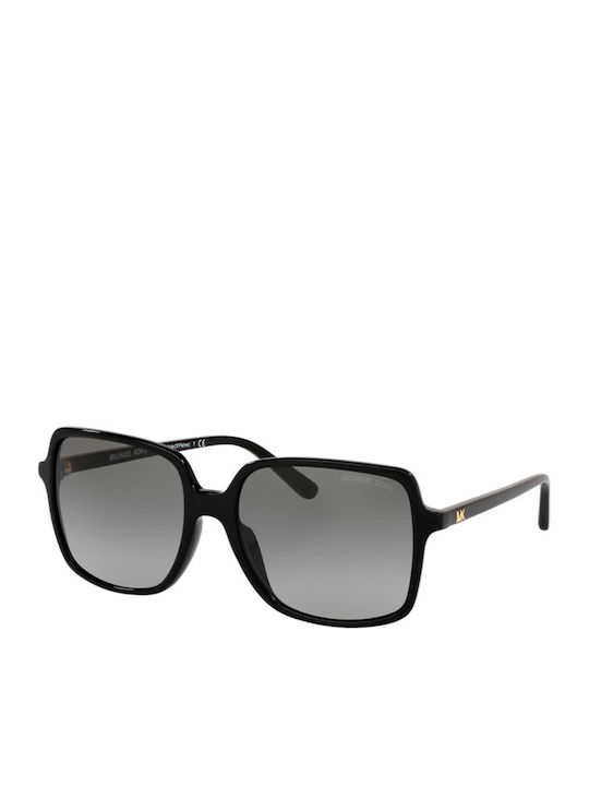 Michael Kors Isle Of Palms Women's Sunglasses with Black Plastic Frame and Black Lens MK2098U 300511