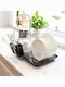 Kitchen Craft Scurgător De Chiuvetă Metalic Negru 42x30.5x15cm