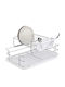 Tekno-Tel Metallic Silver Sink Strainer 48x33x25cm
