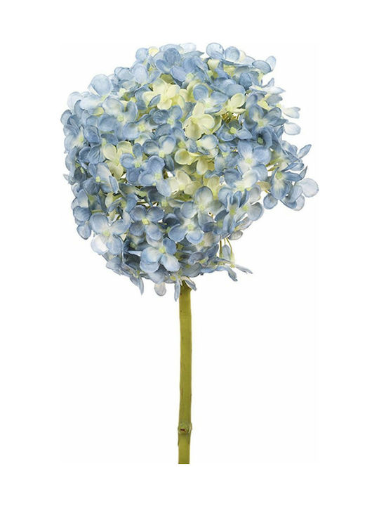 Artekko Künstlicher Dekorativer Zweig Hortensie Blau 46cm 1Stück