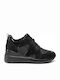 Geox D Zosma A Damen Anatomisch Sneakers Schwarz