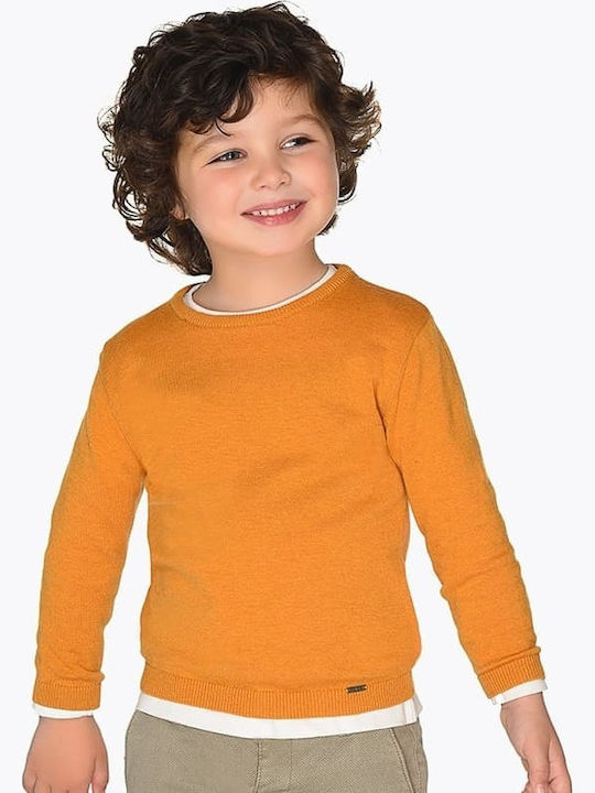 Mayoral Kids Blouse Long Sleeve Orange