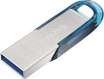 Sandisk Ultra Flair 64GB USB 3.0 Stick Blue