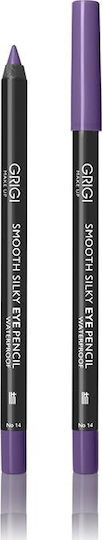 Grigi Waterproof Eye Silky Pencil Μαλακό Μολύβι Ματιών 14 Purple