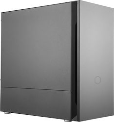 CoolerMaster Silencio S400 Гейминг Мини кула Компютърна кутия сребърен