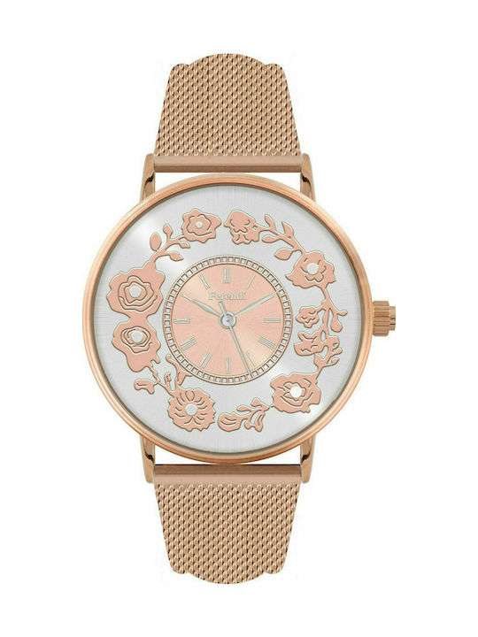 Ferendi Flare Watch with Pink Gold Metal Bracelet