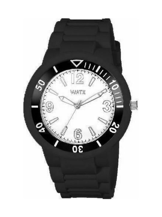 WATX & CO Watch Battery with Black Rubber Strap RWA1301N