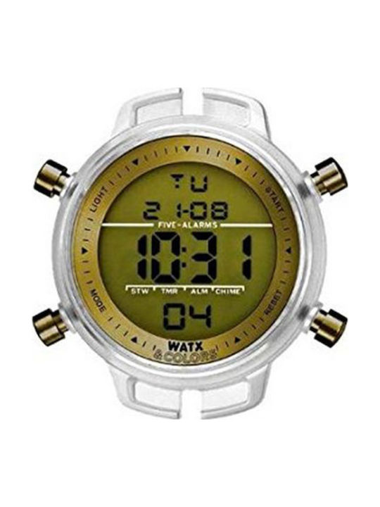 WATX & CO Ceas Barbati 46mm Baterie cu Curea Din Cauciuc