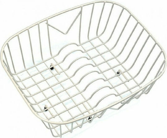 Sanitec Νο 1 Στραγγιστήρι Γούρνας Inox Ασημί 33x28cm