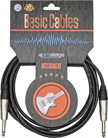 Prostage Cable 6.3mm male - 6.3mm male 0,3m (BTM-003)
