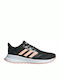 Adidas Αθλητικά Παιδικά Παπούτσια Running Runfalcon K Core Black / Glow Pink / Semi Coral