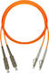 Central Optische Faser Kabel LC/APC-LC/APC 1m Orange