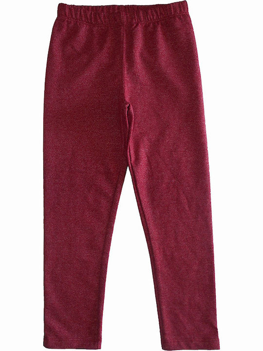 Energiers Kids Long Legging Burgundy