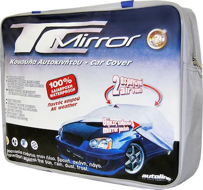 Autoline TC Mirror Abdeckungen für Auto mit Tragetasche 521x180x130cm Wasserdicht XXLarge für Limousine