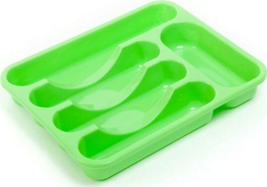 Homestyle Tăvi Pentru Tacâmuri De Sertar Din Plastic 35x28x5cm Verde
