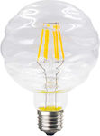 Diolamp LED Lampen für Fassung E27 und Form G95 Warmes Weiß 690lm Dimmbar 1Stück