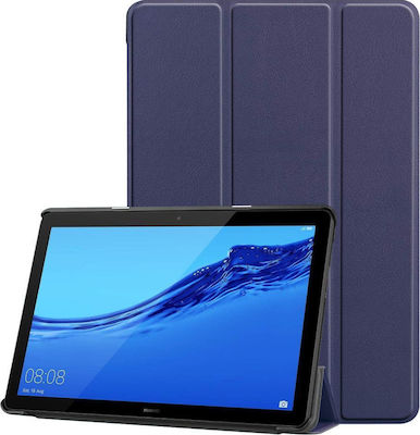 Smart Flip Cover Δερματίνης Μπλε (MediaPad T5 10)