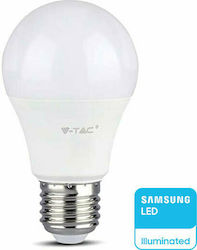V-TAC VT-210 LED Lampen für Fassung E27 und Form A60 Kühles Weiß 806lm 1Stück