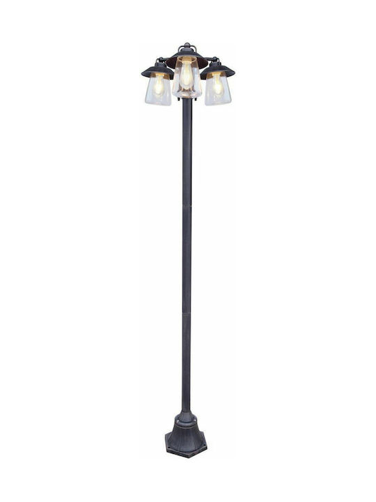Lutec Cate Outdoor Floor Lamp Post 60W IP44 for...