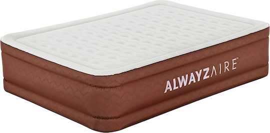 Bestway Inflatable Double Air Mattress with Integrated Electric Pump 203x152x51cm