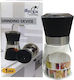 HOMie Manual Glass Spice Mill 13cm Black