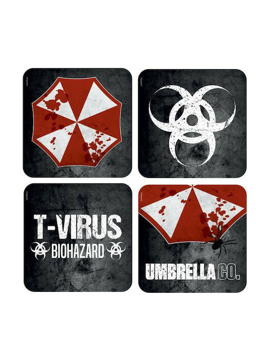 Half Moon Bay Σουβέρ από Φελλό Resident Evil-Umbrella Σουβέρ από Φελλό 4τμχ
