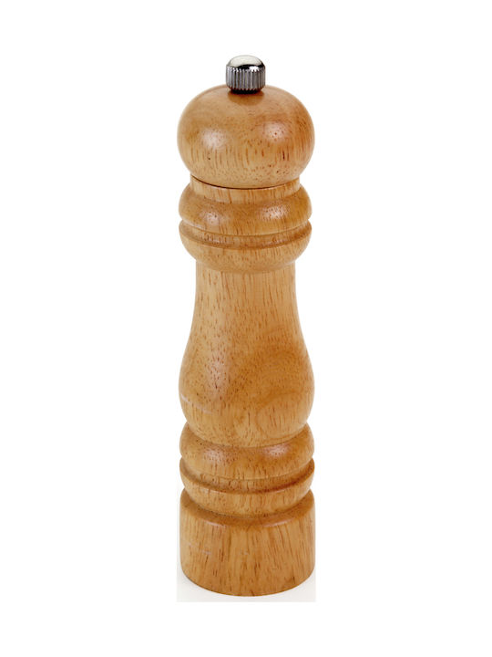 Metaltex Manual Wooden Pepper Mill 17cm Brown