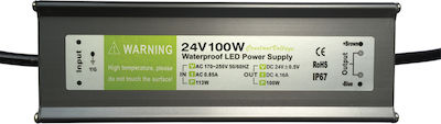 VK/A24-100E Τροφοδοτικό LED Στεγανό IP67 Ισχύος 100W με Τάση Εξόδου 24V VK Lighting