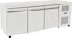 Niki Inox Commercial Refrigerator 458lt with 3 Doors -1/+8°C L185xD70xH88cm