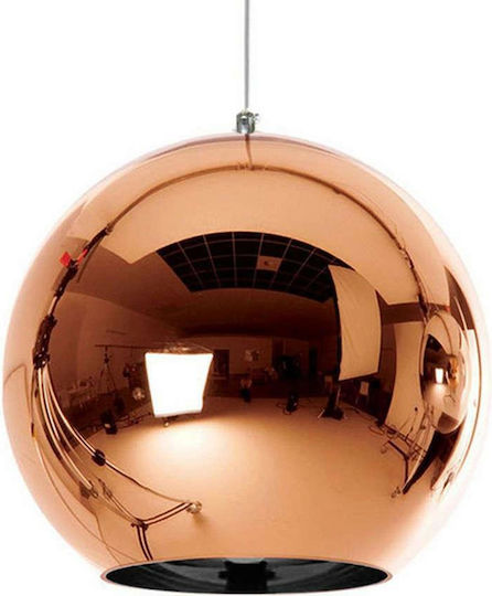 GloboStar Candela Copper Pendant Ceiling Light 15x15cm