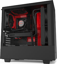 NZXT H510i Gaming Middle Tower cu Fereastră Laterală