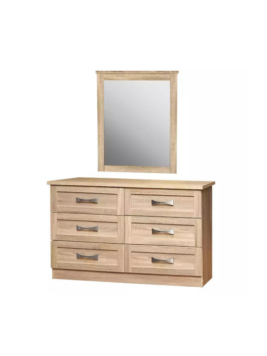 Masă de machiaj Sonoma Sonoma cu Oglindă 120x40...
