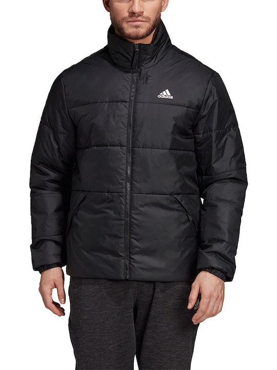 BSC 3-Stripes Insulated Winter Jacket Puffer Black