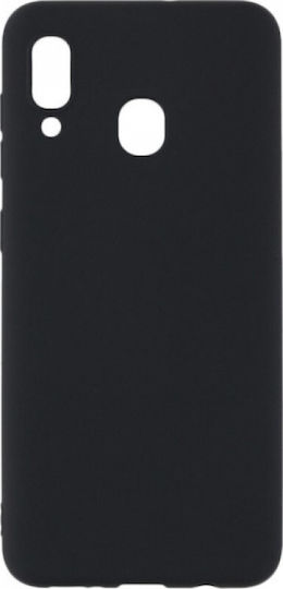 Hurtel Back Cover Silicon 2mm Negru (Galaxy A20e)