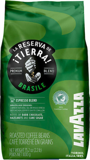 Lavazza Кафе Еспресо Бразилско Tierra Classic на Зърна 1kg