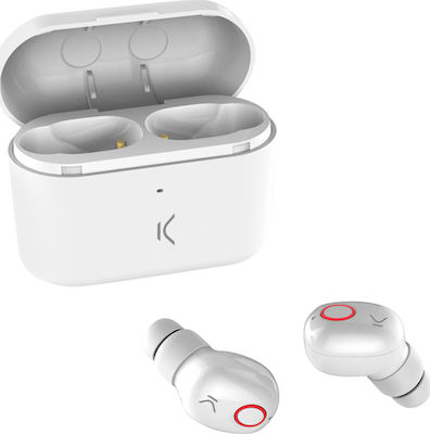 Ksix Free Pods In-ear Bluetooth Handsfree Earphones Whitά