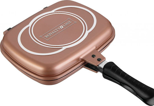 Royalty Line Doppelt Pan aus Aluminium mit Steinbeschichtung Copper 32cm