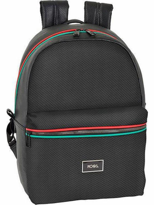 Safta Moos Schulranzen Rucksack Junior High-High School in Schwarz Farbe