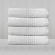 Sunshine Greek Hotel Bathroom Towel Meander 140x70 cm 500gsm White