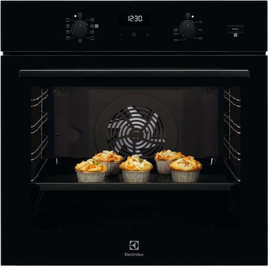 Electrolux Φούρνος άνω Πάγκου 72lt Π59.6εκ. Μαύρος