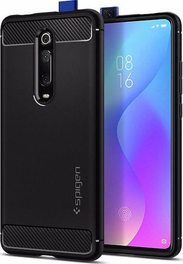 Spigen Rugged Armor Задна корица Силикон Черен (Xiaomi Mi 9T / 9T Pro - Xiaomi Mi 9T / 9T Pro) S53CS26403