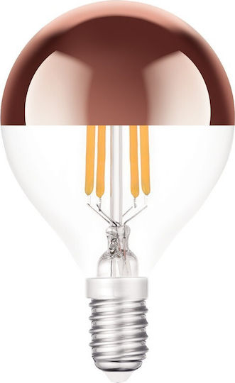 VK Lighting LED Bulb 4W 80mm for Socket E14 and Shape G45 Warm White 350lm Dimmable