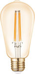 VK Lighting VK/05126/D/E/A/W Λάμπα LED για Ντουί E27 και Σχήμα ST64 Θερμό Λευκό 650lm Dimmable