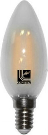 Adeleq LED-Lampe 6W 98mm für Fassung E14 und Form C35 Kühles Weiß 720lm